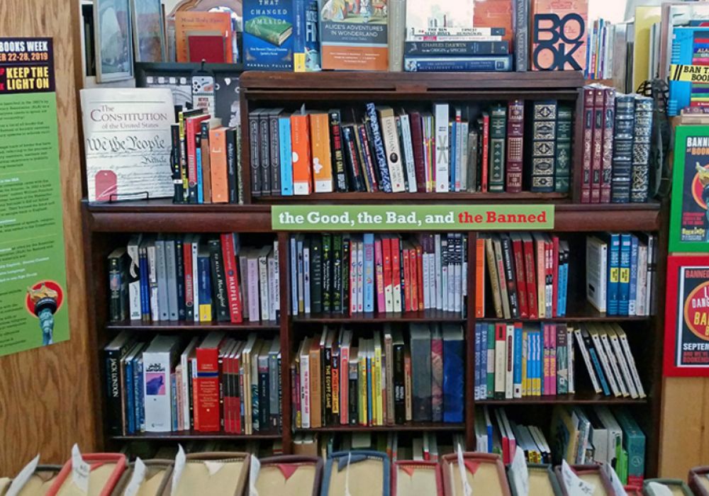 a great selection of banned books